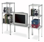 Carbon Steel Or SS 304 Home Wire Shelving TV Stands Modular Units For Household Uses