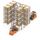 Double Way Entry Heavy Duty Storage Racks For Warehouse / Factory