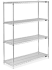 Heavy Duty Galvanized Storage Rack / Adjustable Metal Shelving Units For Food Processing